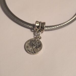 Silver‎ Tree Of Life Dangle Charm for Pandora Style Bracelet